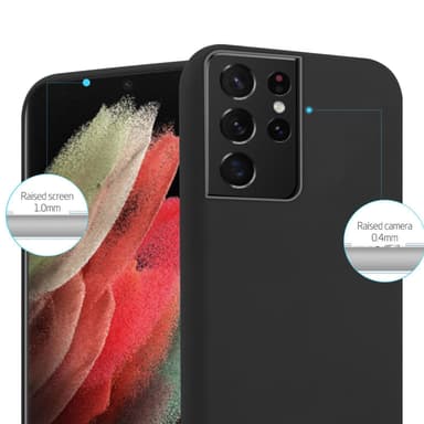Suojakuori Samsung Galaxy S21 ULTRA Kotelo (Musta)