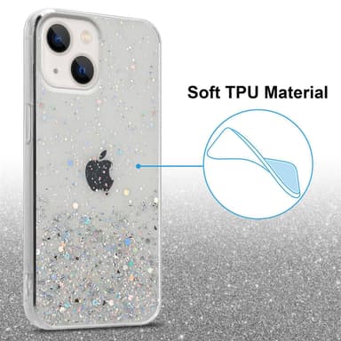 iPhone 13 MINI Suojakuori Kotelo (Läpinäkyvä)