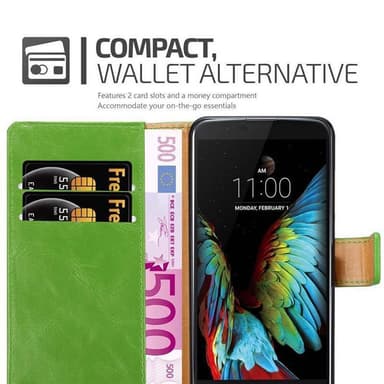 LG K10 2016 Suojakuori Lompakkokotelo Case Cover
