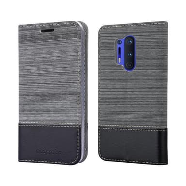 OnePlus 8 PRO Suojakuori Lompakkokotelo (harmaa)