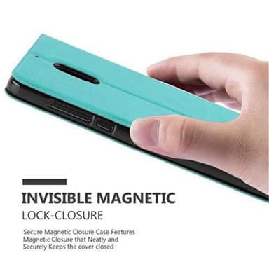 Lompakkokotelo Nokia 6 2017 Case (Turkoosi)