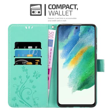 Samsung Galaxy S21 FE Suojakuori Lompakkokotelo