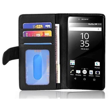 Sony Xperia Z5 Suojakuori Kotelo (Musta)