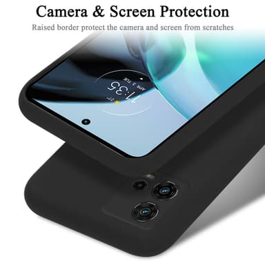 Motorola MOTO G72 Suojakuori Kotelo Case (Musta)
