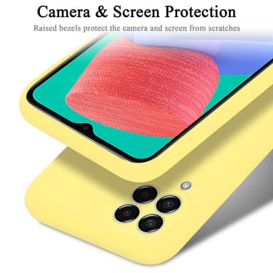 Samsung Galaxy M33 5G Suojakuori Kotelo (Keltainen)