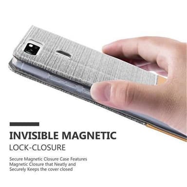 Huawei P9 Suojakuori Lompakkokotelo (harmaa)