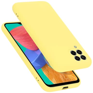 Samsung Galaxy M33 5G Suojakuori Kotelo (Keltainen)