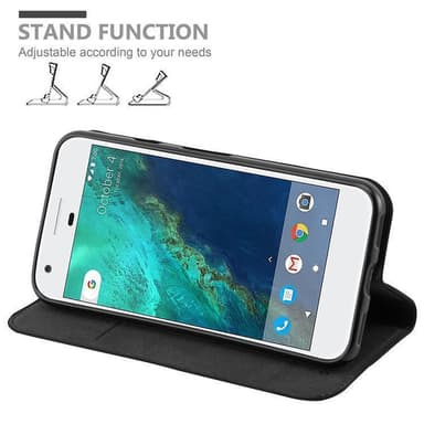 Google PIXEL Suojakuori Lompakkokotelo (Musta)
