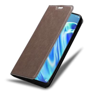 Oppo A91 Suojakuori Lompakkokotelo (Ruskea)