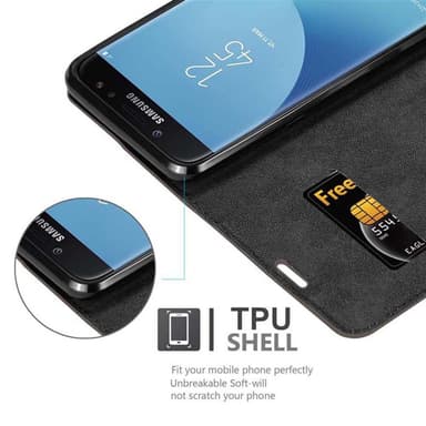 Samsung Galaxy J7 2018 Suojakuori Lompakkokotelo