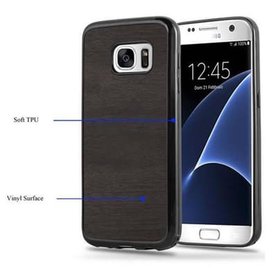 Samsung Galaxy S7 Suojakuori Kotelo (Musta)