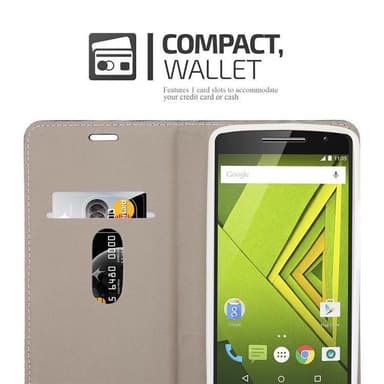 Motorola MOTO X PLAY Suojakuori Lompakkokotelo