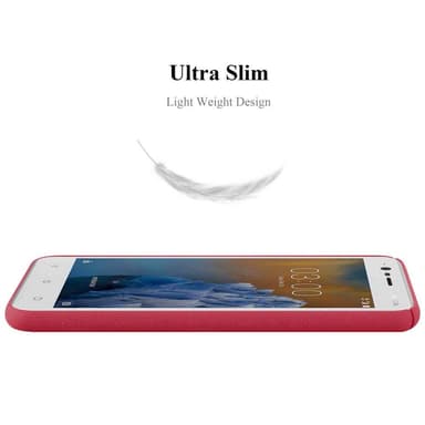 Nokia 3 2017 Suojakuori Kotelo Case (Punainen)