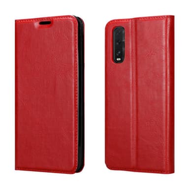 Oppo FIND X2 Suojakuori Lompakkokotelo (Punainen)