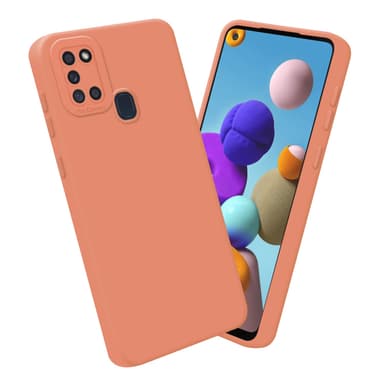 Samsung Galaxy A21s Suojakuori Kotelo (Oranssi)