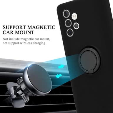Samsung Galaxy A32 5G Suojakuori Kotelo (Musta)