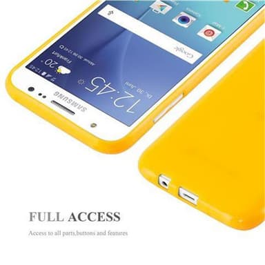 Samsung Galaxy J5 2015 Suojakuori Kotelo (Keltainen)