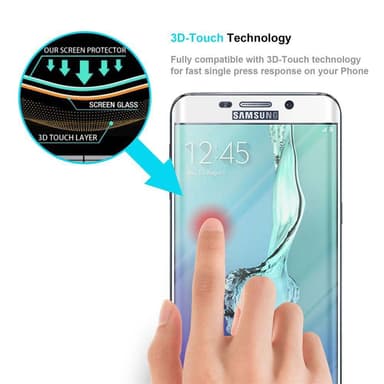 Samsung Galaxy S6 EDGE PLUS Suojakalvo Karkaistu lasi