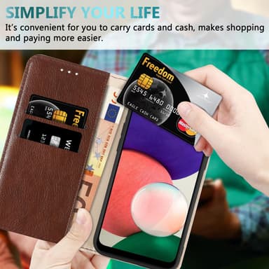 Suojakuori Samsung Galaxy A22 5G Lompakkokotelo