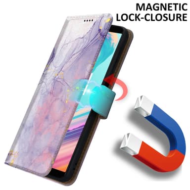 OnePlus 5T Suojakuori Lompakkokotelo (Violetti)