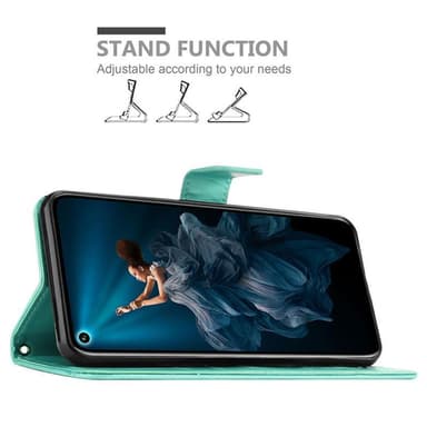 Honor 20 PRO Suojakuori Lompakkokotelo (Turkoosi)
