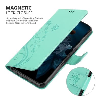 Honor 20 PRO Suojakuori Lompakkokotelo (Turkoosi)