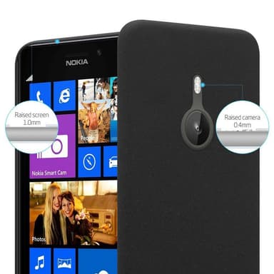 Nokia Lumia 925 Suojakuori Kotelo Case (Musta)