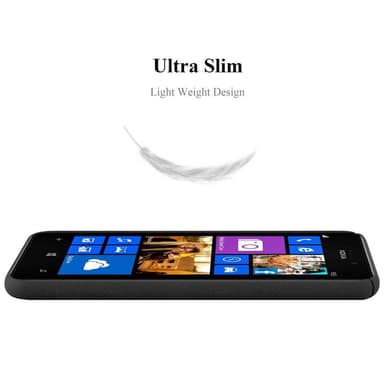 Nokia Lumia 925 Suojakuori Kotelo Case (Musta)