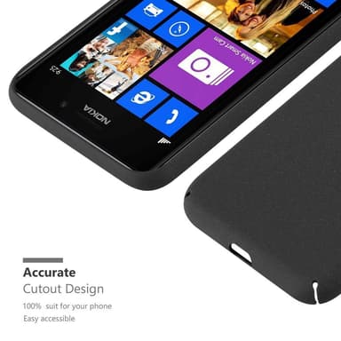 Nokia Lumia 925 Suojakuori Kotelo Case (Musta)