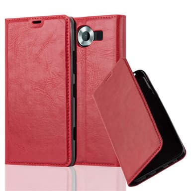 Nokia Lumia 950 Suojakuori Lompakkokotelo (Punainen)