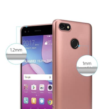 Huawei Y6 PRO 2017 Suojakuori Kotelo (Vaaleanpunainen)