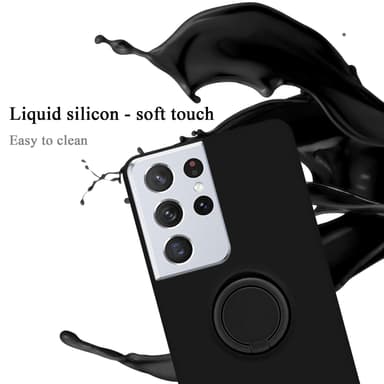 Samsung Galaxy S22 ULTRA Suojakuori Kotelo (Musta)