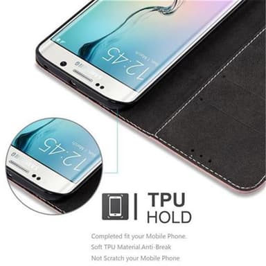 Samsung Galaxy S6 EDGE Suojakuori (Vaaleanpunainen)