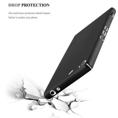 Sony Xperia M5 Suojakuori Kotelo Cover (Musta)