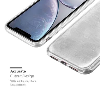 iPhone XR Suojakuori Kotelo (Hopea)