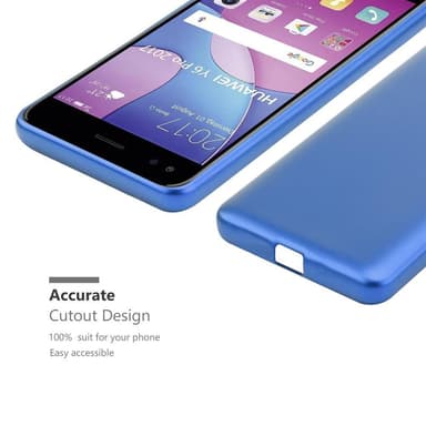Huawei Y6 PRO 2017 Suojakuori Kotelo (Sininen)