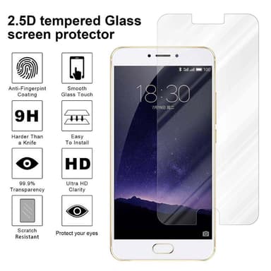MEIZU MX6 Näytönsuoja Karkaistu lasi Suojakalvo
