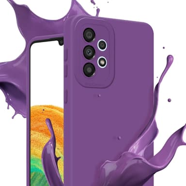 Samsung Galaxy A72 4G / 5G Suojakuori Kotelo (Violetti)