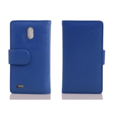 Suojakuori Huawei ASCEND G700 Lompakkokotelo (Sininen)