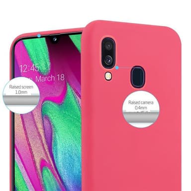 Suojakuori Samsung Galaxy A40 Kotelo (Punainen)
