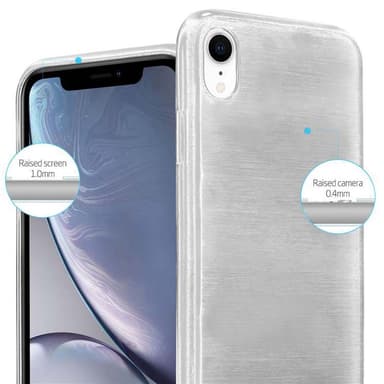 iPhone XR Suojakuori Kotelo (Hopea)