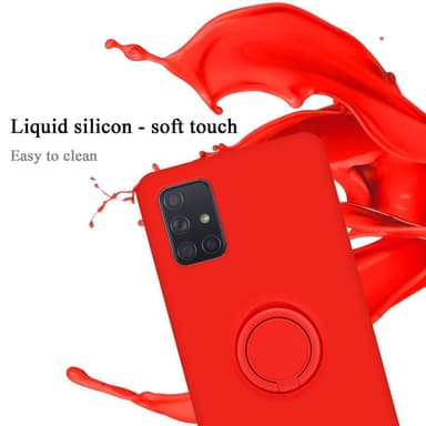 Samsung Galaxy A71 4G Suojakuori Kotelo (Punainen)