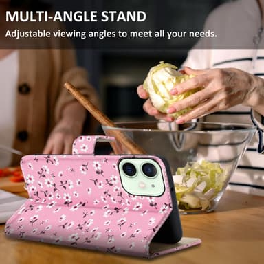iPhone 12 MINI Suojakuori Lompakkokotelo