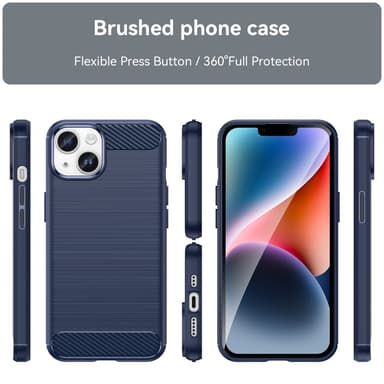 Suojakuori iPhone 14 Kotelo (Sininen)