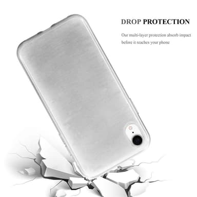 iPhone XR Suojakuori Kotelo (Hopea)