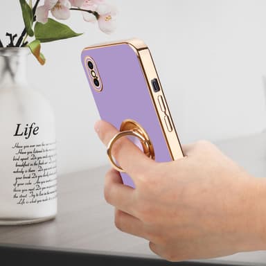 iPhone XS MAX Suojakuori Kotelo (Violetti)