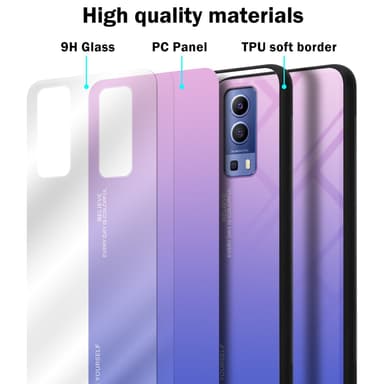 Suojakuori Vivo Y52 5G / Y72 5G Kotelo (Musta)