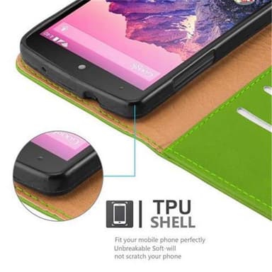 LG Google NEXUS 5 Suojakuori Lompakkokotelo Case Cover