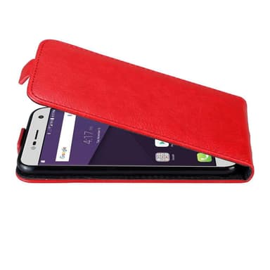 ZTE Blade V8 MINI Suojakuori Lompakkokotelo (Punainen)