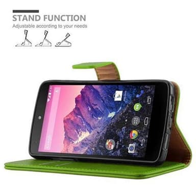 LG Google NEXUS 5 Suojakuori Lompakkokotelo Case Cover